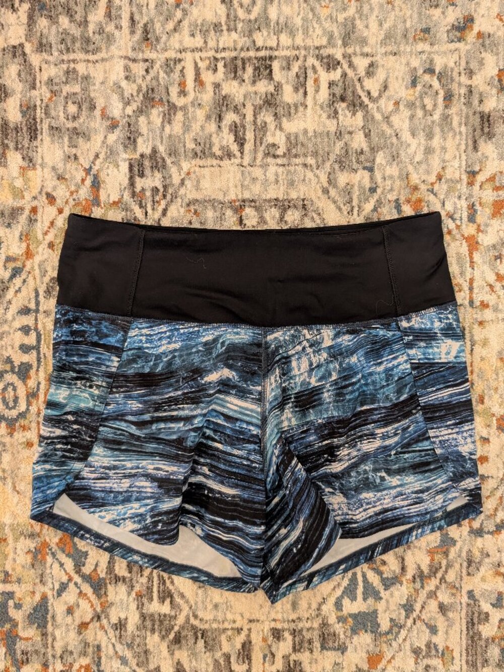 Lululemon Run Times Short Shorelines Blue
